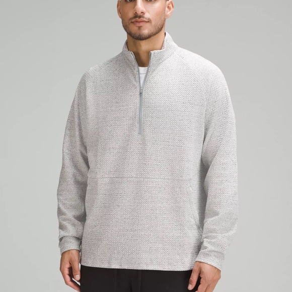 Lululemon at ease half zip Melody, gray men’s size large pullover - Picture 1 of 10